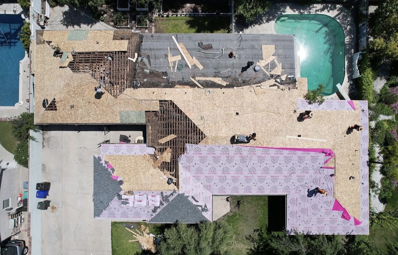 Los Angeles, California — Re-roof project (in progress)